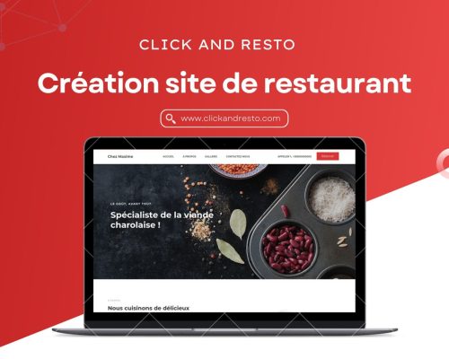 Création site pour restaurant avec Clickandresto